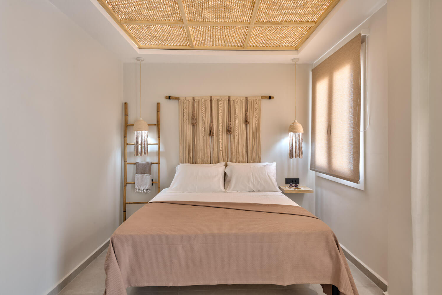 Boho style bedroom