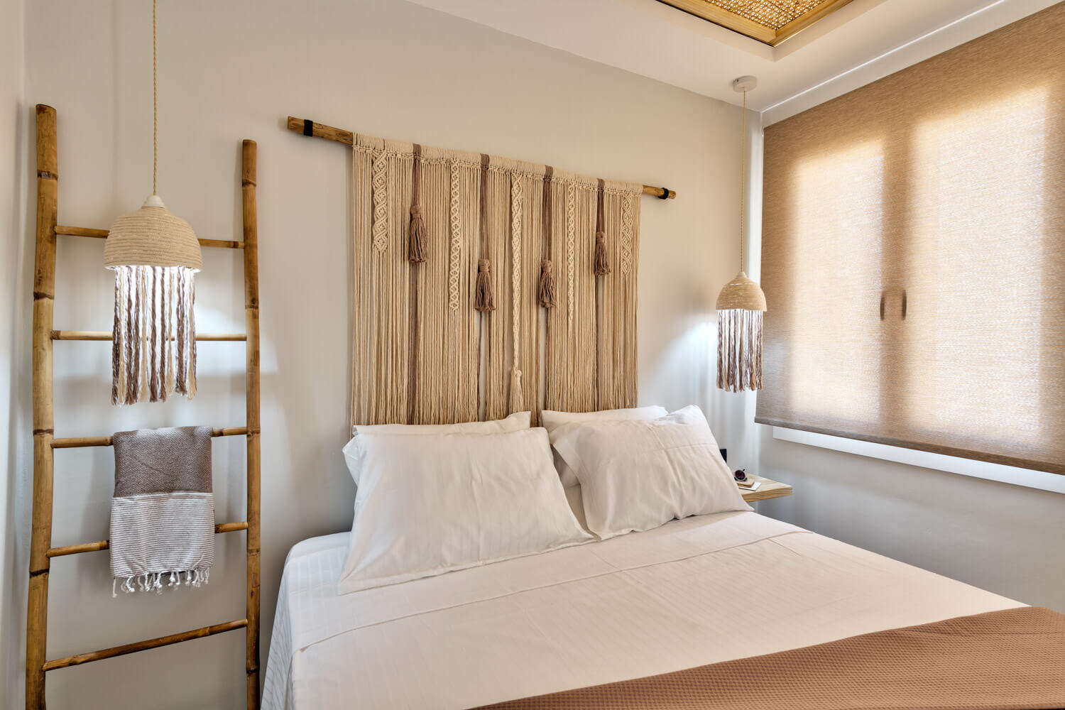 Boho style bedroom
