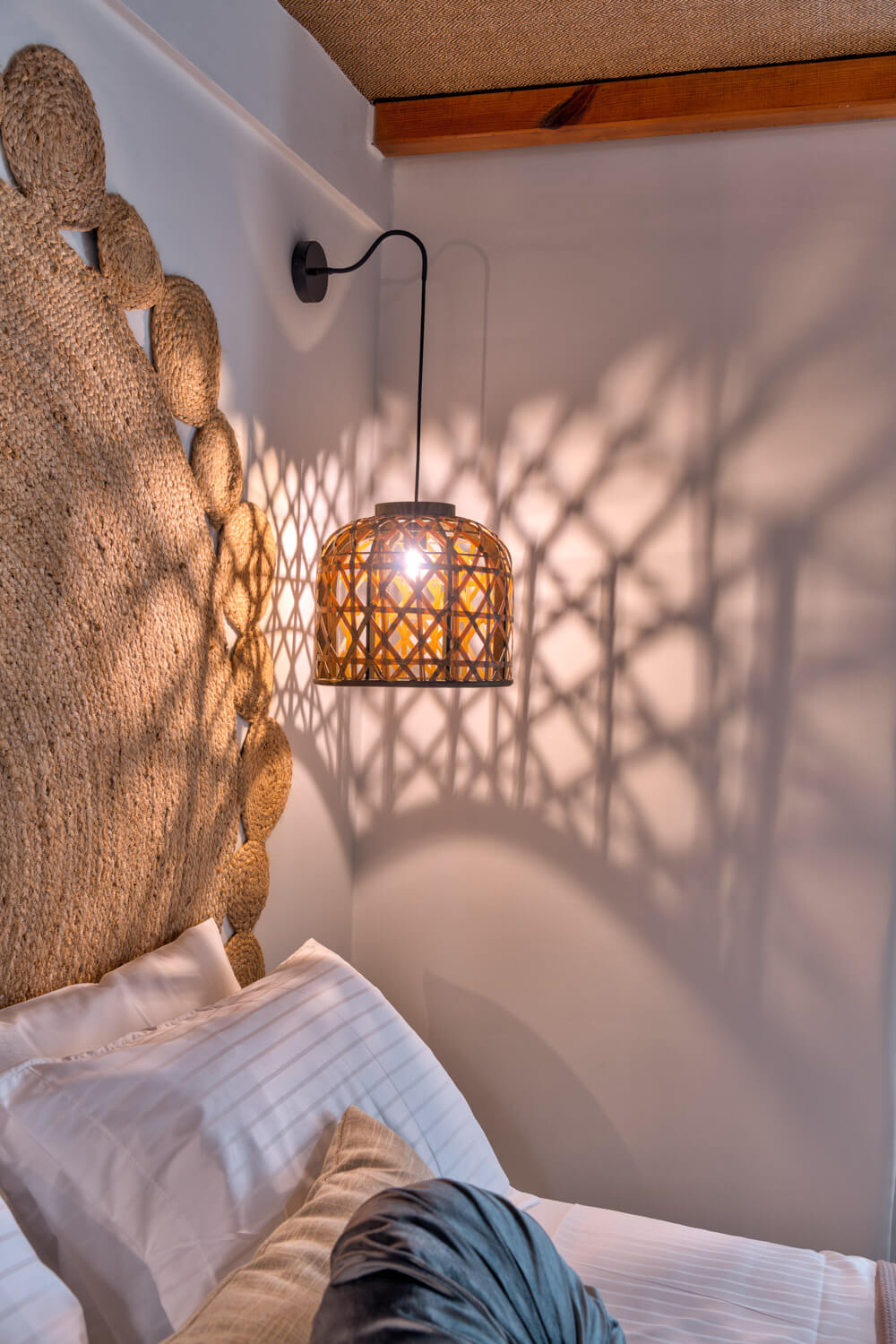 Boho style bedroom